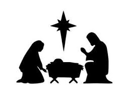 O Holy Night Vinyl Decal Christmas Decoration O By Macccreations Nativity Silhouette Nativity Scene Silhouette Silhouette Christmas