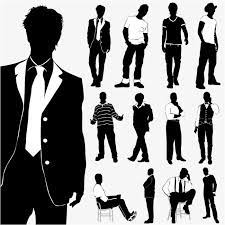 Men S Fashion Silhouette Vector Material Png And Vector Silhouette Vector Silhouette Illustration Silhouette