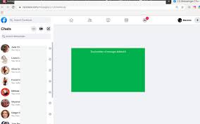 Elimina todos los mensajes de facebook a la vez. Messenger Message Cleaner