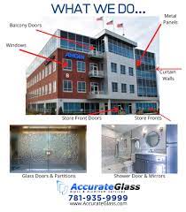 Custom glass shower doors and mirror! Accurate Glass Inc Home Facebook