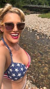 Finding random pull offs to go jump in a flowing river while