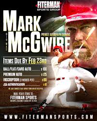 🚨 ATTENTION! 🚨 The BIG MAC is Back! Get ready for our Private Signing  event with baseball legend MARK McGWIRE! — Send in your items to be  personally signed by the Big