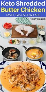 Keto Shredded Butter Chicken Low Carb Recipe Recipe Butter Chicken Healthy Recipes Recipes