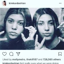 She knew about what she was doin proud to know anyone that kicks it with me  n my peeps people famous ... throw it up homegirls #backInTheDays 😉  .....💯 #KIMKARDASHIAN