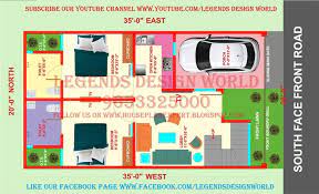 20x35 South Facing Duplex House Plan With Car Parking According To Vastu Shastra Duplex House Plans Duplex House South Facing House