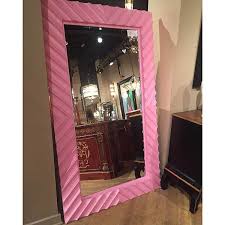Floor Mirror Full Length Pink Blush Color Ribbed Pattern Ships Free New Floor Mirror Home Decor Mirrors Mirror