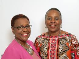 Patricia Caulton and Gloria Weston Smart