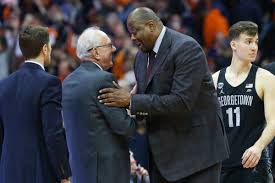 Legendary basketball coach john thompson jr. Per Recent History We Ll Get Another Close Syracuse V Georgetown Game Troy Nunes Is An Absolute Magician