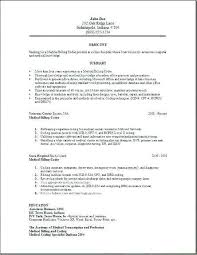 Medical Coding Resume Sample Wikirian Com