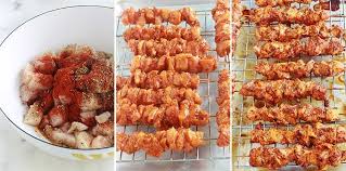 Brochettes De Poulet Au Paprika Et Aux Herbes Recette Poulet Paprika Brochette Poulet Cuisine Libanaise Recette