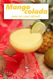 Mango Colada Avec Ou Sans Alcool Recette Cuisine Antillaise Recettes Des Caraibes Alcool