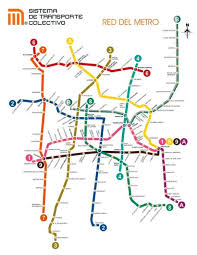 Información sobre el metro de méxico ciudad. Mexico City Mapa Del Metro Mapa Del Metro Df Metro Ciudad De Mexico