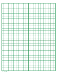 For example anything using the cartesian system can make use of graph paper since the cartesian system is essentially a grid. Printable 4 Squares Per Inch Green Graph Paper For Letter Paper