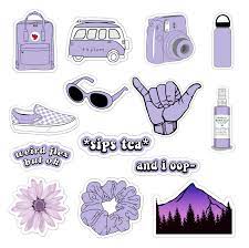 I wanna support all my aesthetic enthusiasts and in order to do that i keep bringing new aesthetic stickers. Vsco Girls Stickers For Water Bottles Big 14 Pack Purple Waterproof Stickers For Hydro Flask Laptop Phone Travel Photo Sharing Outdoor Cute Trendy Aesthetic Vinyl Stickers For Teen Girls Kids Buy Online In Israel At