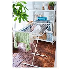 Portable electric clothes drying rack dryer hanger folding travel laundry shoes. Mulig Drying Rack In Outdoor White Ikea