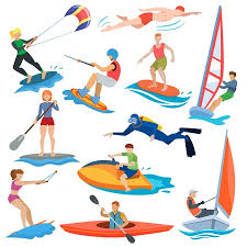 Se lleva a cabo en piscinas de poca profundidad y consiste en realizar ejercicios aeróbicos en el agua. 2 891 Deportes Acuaticos Vectores Ilustraciones Y Graficos 123rf
