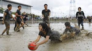 But only five eighths of them are any good. All You Need Is Mud Japan S New Spin On Rugby Bbc News
