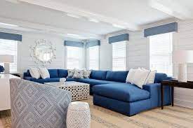Blue Sectional Couch For Living Rooms Storiestrending Com Blue And White Living Room Blue Living Room Coastal Living Rooms