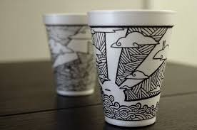 Drawings On Coffee Cups Art Lessons Middle School Middle School Art Projects Art School