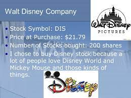 The walt disney was previously known as proshares ultra oil and was traded on nysearca exchange under the symbol dig. The Stock Market Game By My Original 5 Companies A K A The Fantastic Five Ppt Download