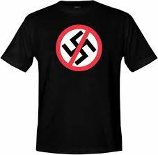 A suástica é lembrada como o símbolo de hitler, trazendo a mente acontecimentos registrados em livros da história oficial. Camiseta Preta Anti Nazi Nazismo Suastica Antifascismo No Elo7 Master Personalizados 122997b
