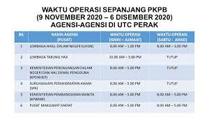Kerajaan bersetuju melanjutkan dan menyeragam waktu operasi di pusat transformasi bandar (utc) berkuat kuasa 1 julai ini.perdana menteri tan sri muhyiddin. Majlis Bandaraya Ipoh On Twitter Waktu Operasi Agensi Agensi Di Bangunan Pusat Transformasi Bandar Utc Perak Sepanjang Tempoh Perintah Kawalan Pergerakan Bersyarat Pkpb Dari 9 November 2020 Hingga 6 Disember 2020 Https T Co K4fhpve5qp Https