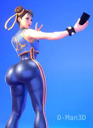 1girls 3d 3d (artwork) ass big breasts brown hair chun-li chun-li  (fortnite) dat ass dman3d female fortnite huge ass iphone muscular female  photo selfie street fighter tagme tight clothes |