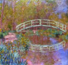 Unfortunately after the second world war the house and garden were neglected. Claude Monet Japanese Bridge In Monets Garden 1895 1900 Art Print