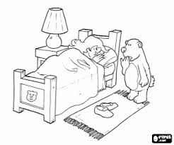 She went for a walk in the forest. Goldilocks And The Three Bears Coloring Pages Printable Games