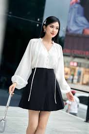 Chân váy ngắn dáng xòe LV148