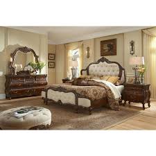 Michael amini king bedroom set. Bedroom Sets Lavelle Melange 6 Pc King Fabric Bedroom Set At Furniture Town Plus