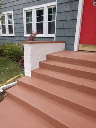 Behr Premium 1 Gal Gray Granite Grip Decorative Flat Interior Exterior Concrete Floor Coating 6 In 2020 Painted Concrete Steps Concrete Floors Concrete Floor Coatings