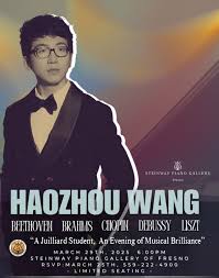 Juilliard Student Recital: Haozhou Wang, Piano