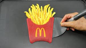 Making Mcdonald S French Fries Pancake Youtube Easy Cake Decorating Unique Cakes Designs Cake Decorating Classes