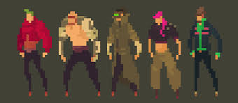 Humans In The Future Powerhoof Pixel Art Games Pixel Art Characters Pixel Art Design I will show you how to draw a pixel art character in aseprite. pixel art games pixel art