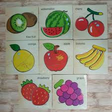 Bebas pakai untuk komersial, website, siap pakai tidak perlu edit, tanpa perlu atribut. Puzzle Jigsaw Edukasi Seri Buah Buahan Shopee Indonesia