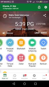 Solat fardu yang wajib didirikan ialah solat lima waktu sehari semalam, iaitu subuh, zohor, asar. Aplikasi Muslim Pro Malaysia Hans