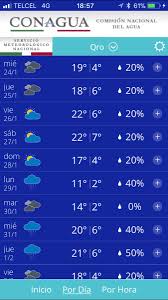 Conagua Clima On Twitter El Smnmx Te Da El Pronostico Del Tiempo Para Queretaro Queretaro A Traves De Su App Meteoinfo Mas Informacion En Https T Co 0cvmmvmczo Https T Co Pvhyrrbdwg