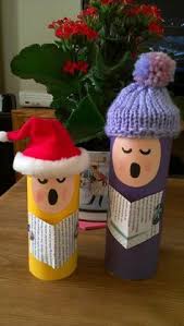 Klorollen Fur Chorsanger Bemalen Und Bekleben Weihnachtsdeko Selber Machen Weihnachtsbasteln Weihnachtsdeko Selber Basteln