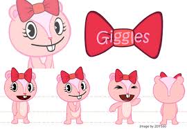Giggles Dt By Zdt500 Deviantart Com On Deviantart Happy Tree Friends Kawaii Cute Disney Characters