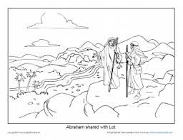 While what was to be left behind was crystal clear, what lay ahead was distressingly devoid of. Abraham Coloring Page Printable Abram And Lot Separate