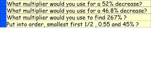 It is an idex of sampling error. What Multiplier Would You Use For A 91 Decrease Ppt Download