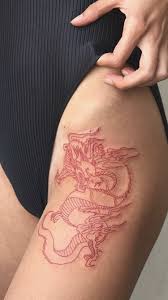 A simple small heart over the anchor contributes to something different. Red Ink Tattoos Feminine Small Red Dragon Tattoo Novocom Top