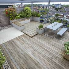 Roof Terrace Design Penthouse Apartment King S Cross Development Led Lighting Expanse Of Decking Roof Terrace Design Terrace Garden Design Roof Garden Design