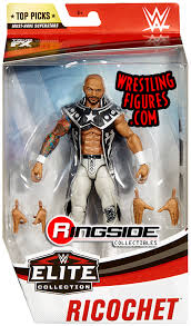 Cm punk with removable mask straight edge society ringside collectibles elite exclusive wwe toy wrestling action figure by mattel! Ricochet Wwe Elite Top Picks 2020 Wwe Toy Wrestling Action Figure By Mattel