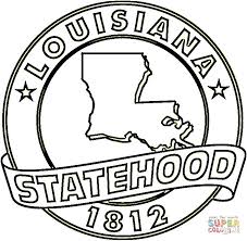 Louisiana map outline design and shape. Flag Coloring Pages Free Printable Coloring Pages Coloring Pages