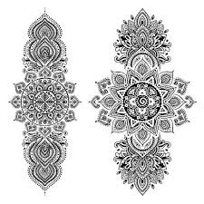 Bildergebnis für mandalas tattoo vorlage tattoo ideen lotusblüte. Set Of Ornamental Indian Elements And Symbols Bein Tattoos Fur Frauen Mandala Tattoo Vorlagen Mandala Handgelenk Tattoo