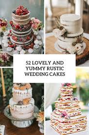 Wedding cake table ideas with flower blanket. 52 Lovely And Yummy Rustic Wedding Cakes Weddingomania