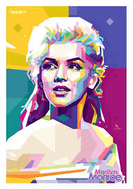 как сделать фотографию в стиле поп арт в фотошопе Marilyn Monroe Wpap By Opparudy Vector Drawing This Image First Pinned To Marilyn Monroe Art Board Here Https Www P Wpap Art Pop Art Pop Art Portraits