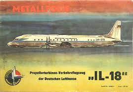 Vielen städten in deutschland fahren täglich busse.zum. Ddr Modell Flugzeug Kranich Modellbogen Il 18 Lufthansa Bastelbogen Eur 34 06 Picclick De